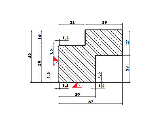 Angle mixte