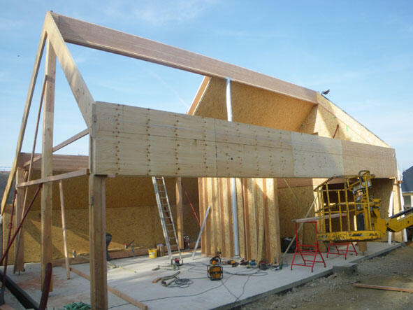 Construction en bois de structure