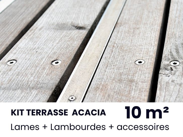 KIT TERRASSE ACACIA - 10 m²