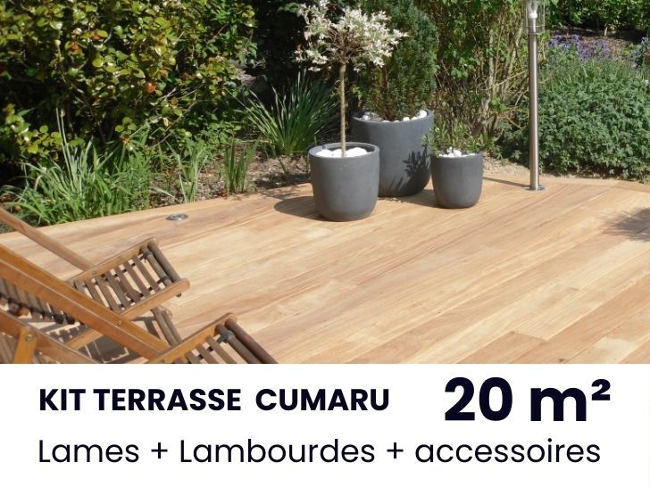 KIT TERRASSE CUMARU - 20 m²