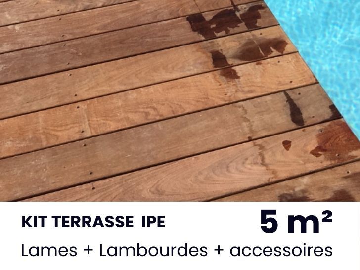 KIT TERRASSE IPE - 5 m²