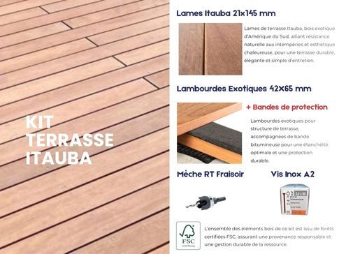 Kit Terrasse Itauba