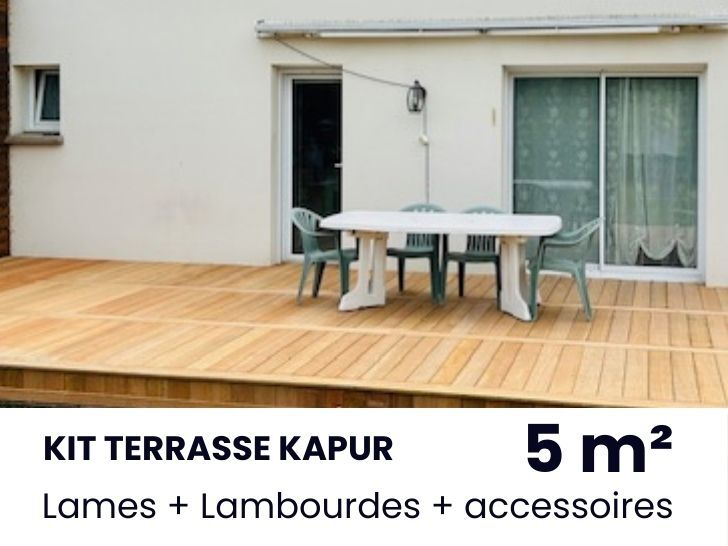 KIT TERRASSE KAPUR- 5 m²