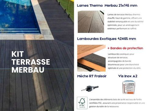 Kit Terrasse Merbau