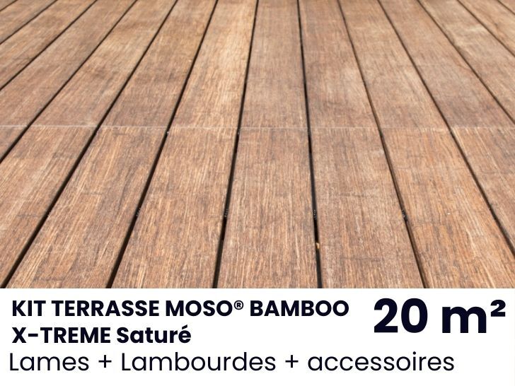 KIT TERRASSE MOSO BAMBOU X-TREME