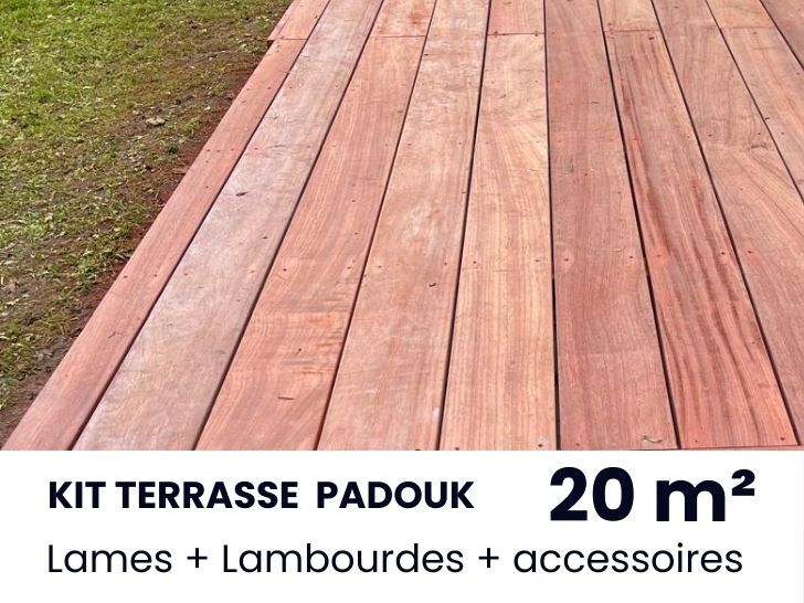KIT TERRASSE PADOUK - 20 m²