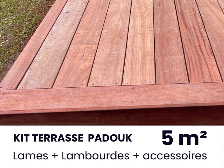 KIT TERRASSE PADOUK - 5 m²