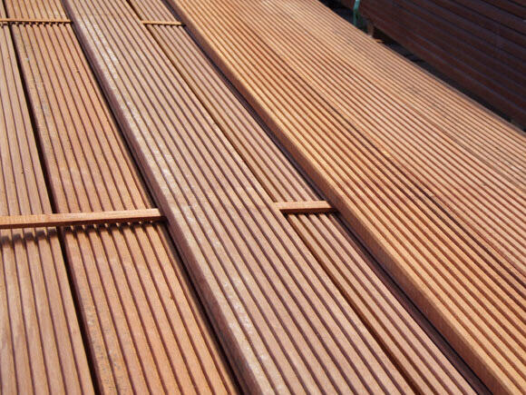 Lame de terrasse en bois exotique Maçaranduba