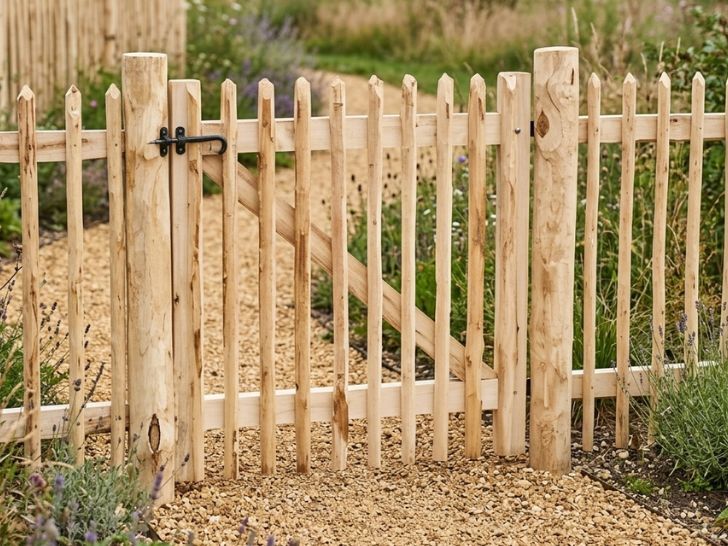 Portillon Ganivelle en Châtaignier