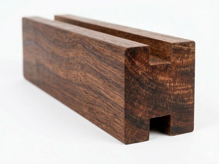 Poteau Bois exotique - clôture à emboîter