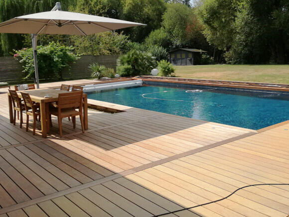 Réalisation de terrasse en bois exotique Ipe