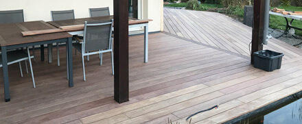 Terrasse bois cumaru