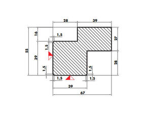 Angle mixte