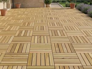 Caillebotis Acacia - Dalle de terrasse