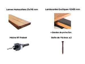 Détails KIT TERRASSE Muiracatiara