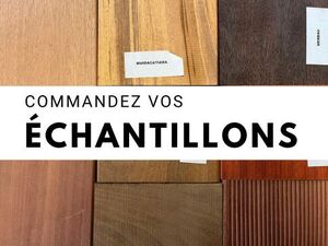 Echantillons Terrasse bois exotique