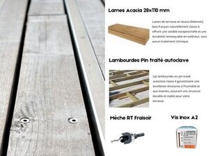Kit terrasse Acacia