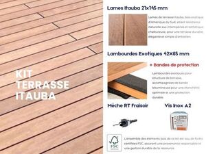 Kit Terrasse Itauba