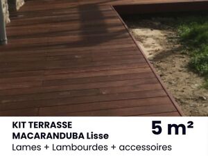 KIT TERRASSE Massaranduba Lisse- 5 m²