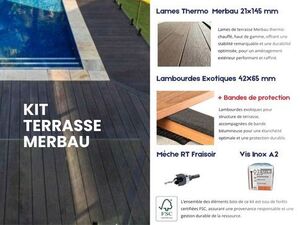 Kit Terrasse Merbau