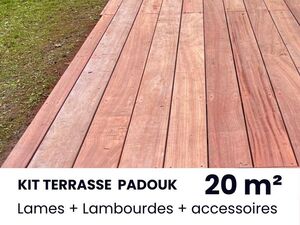 KIT TERRASSE PADOUK - 20 m²