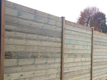 Lame clôture en pin traité classe 4