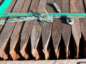 Piquet bois exotique