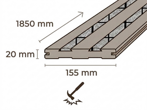 Profil Lame Bambou Antidérapant